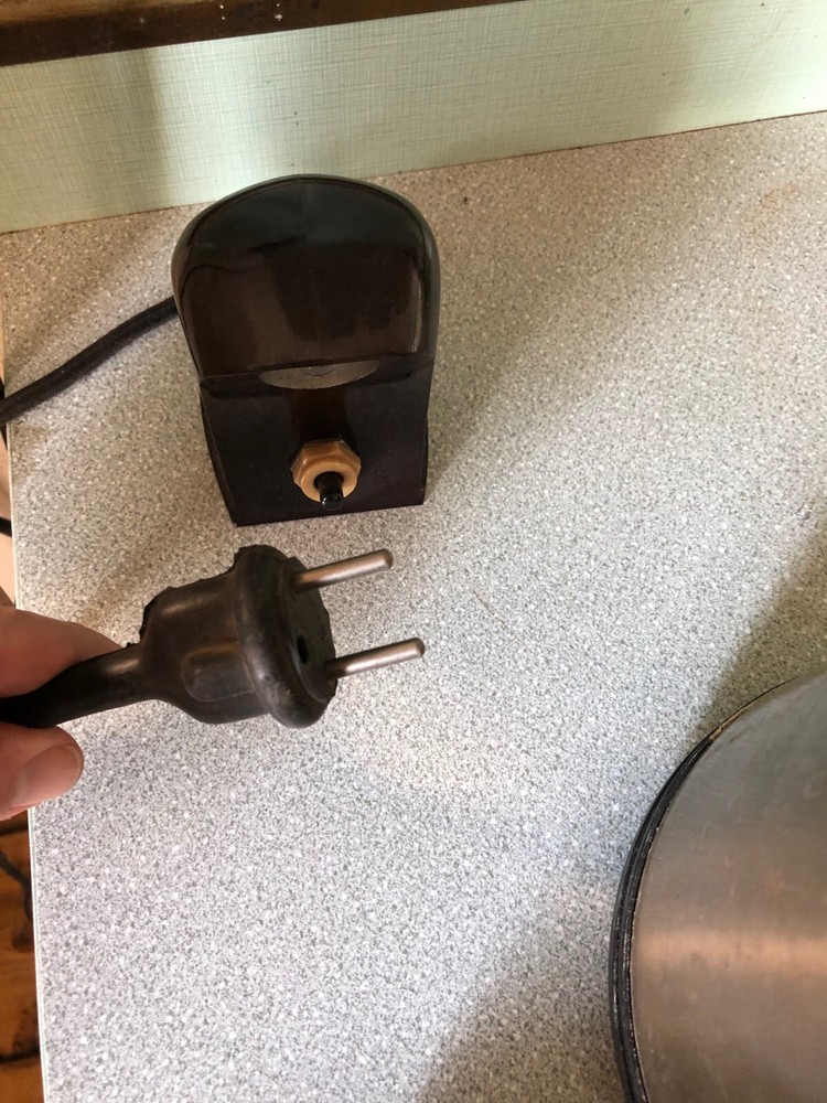 Bakelite microscope light lamp rare antique