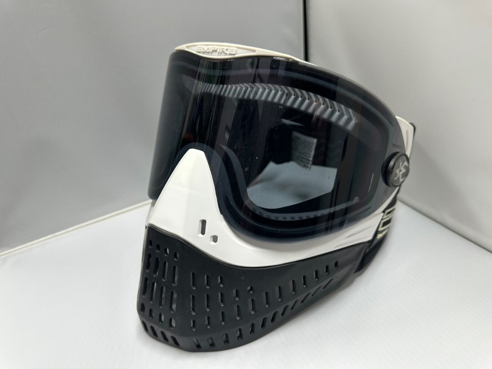 empire e-flex paintball mask White/black.