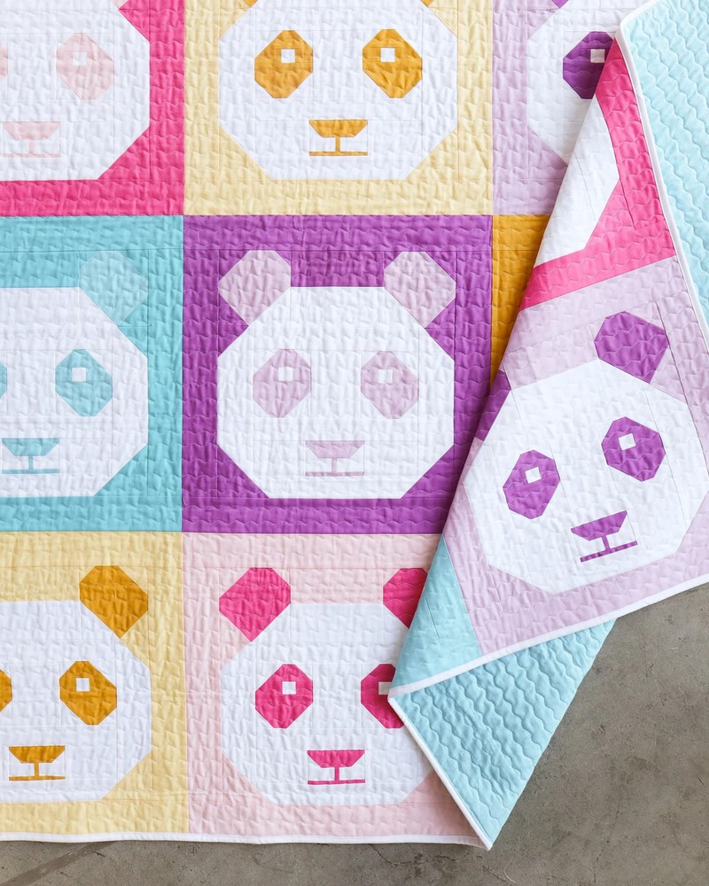 Pandamonium Quilt Pattern by Cotton and Joy