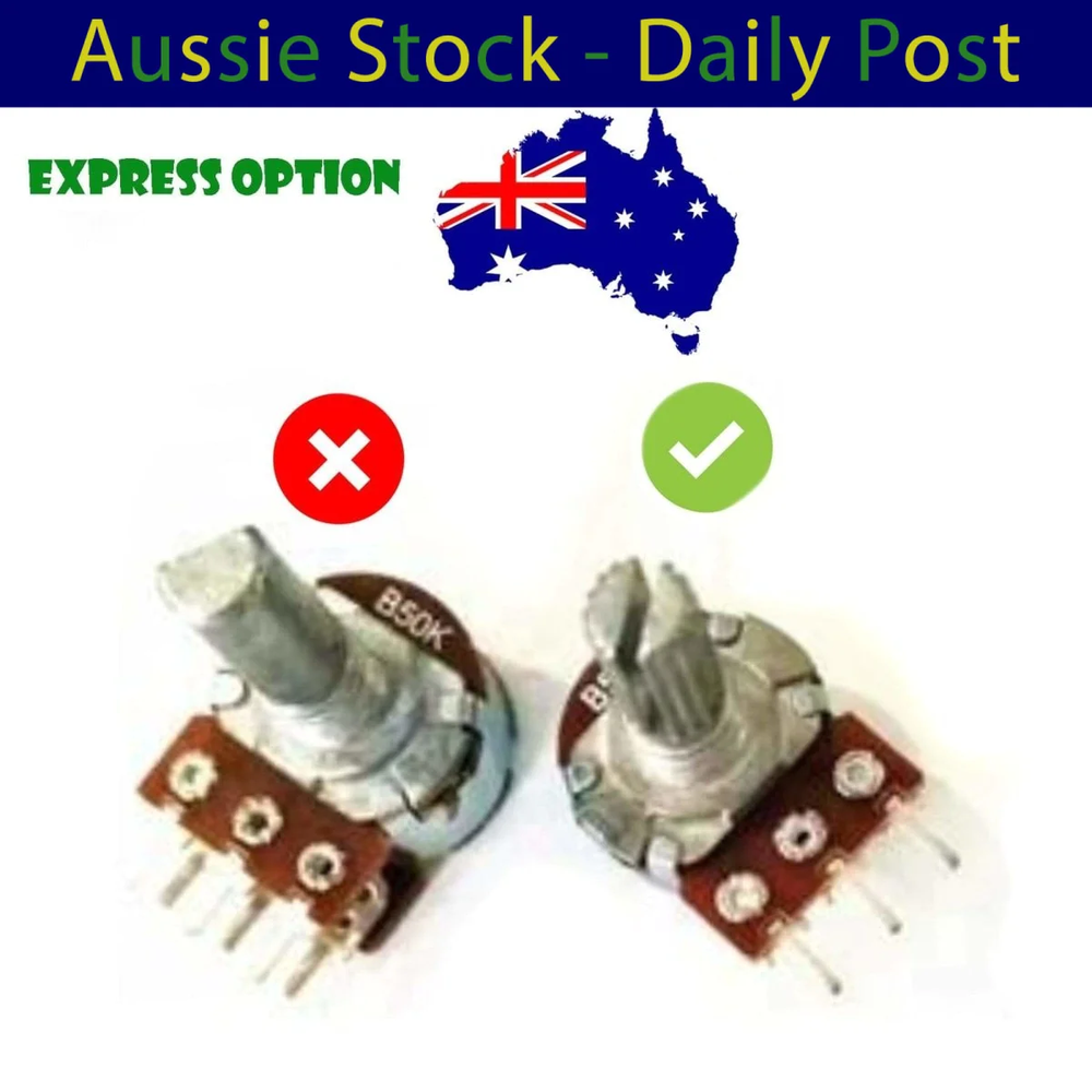 10pcs Rotary Encoder Knobs Potentiometer 6mm Shaft Volume Control Knob