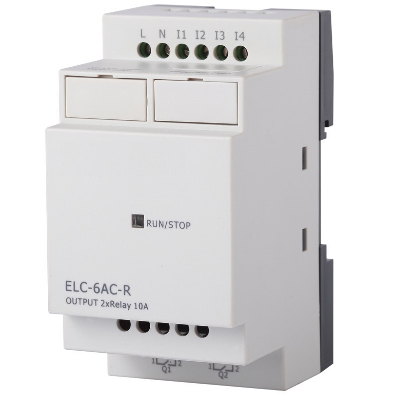 PLC Rievetech Programmable Logic Controller 110 220 VAC 4 inputs 2 Relay PR6ACR