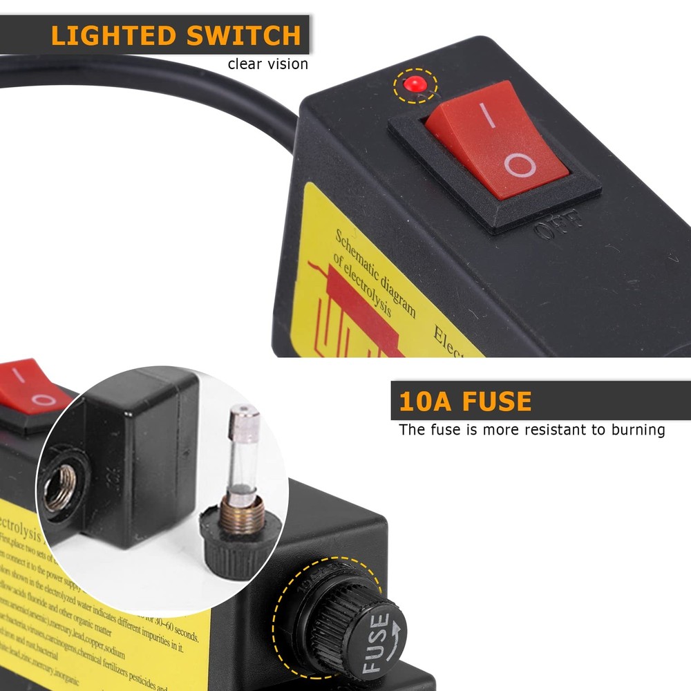 Consfly Water Electrolyzer Quick Quality Tester Purity Filter...