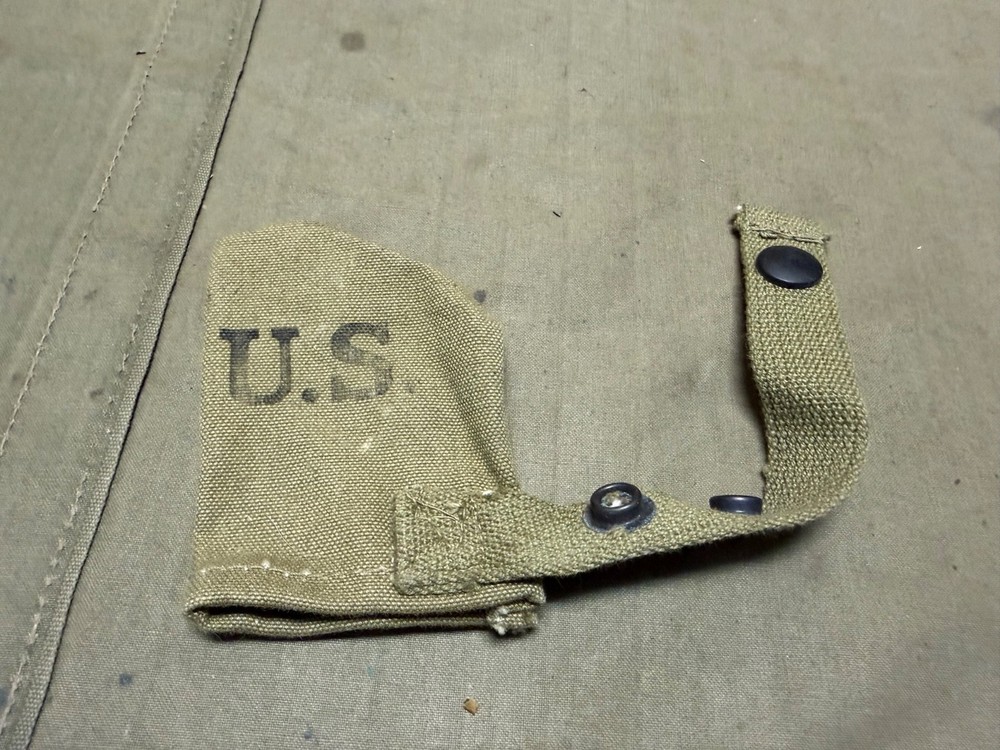 ORIGINAL WWII US ARMY 1942 M1 GARAND CARBINE RIFLE MUZZLE COVER-OD#3