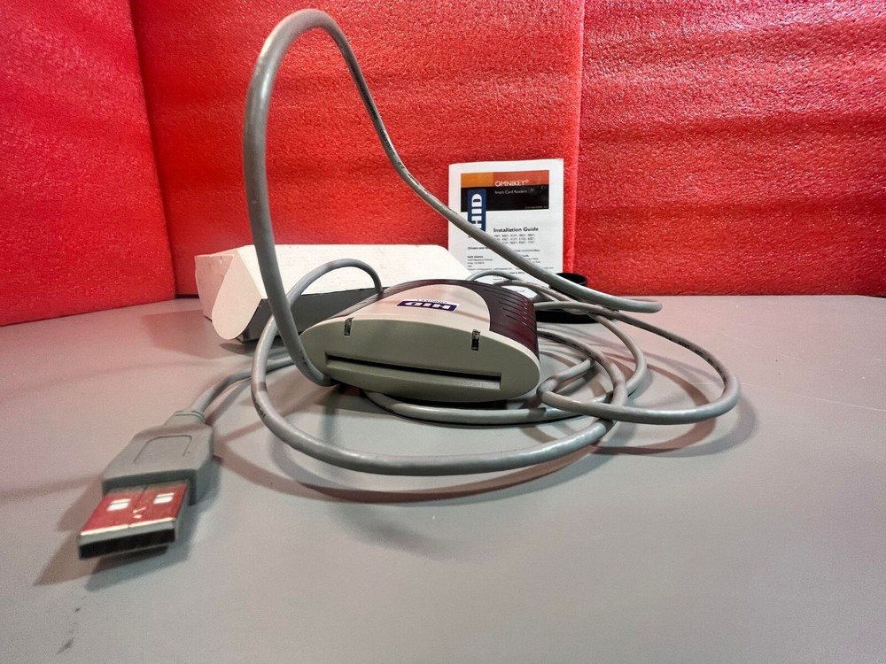 HID OMNIKEY 5125 PROX CARD READER USB PC LINKED DESKTOP