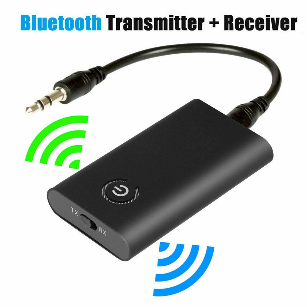 2-in-1 Bluetooth 5.0 Wireless Audio Aux 3.5mm Adapter Transmitter and Receiver