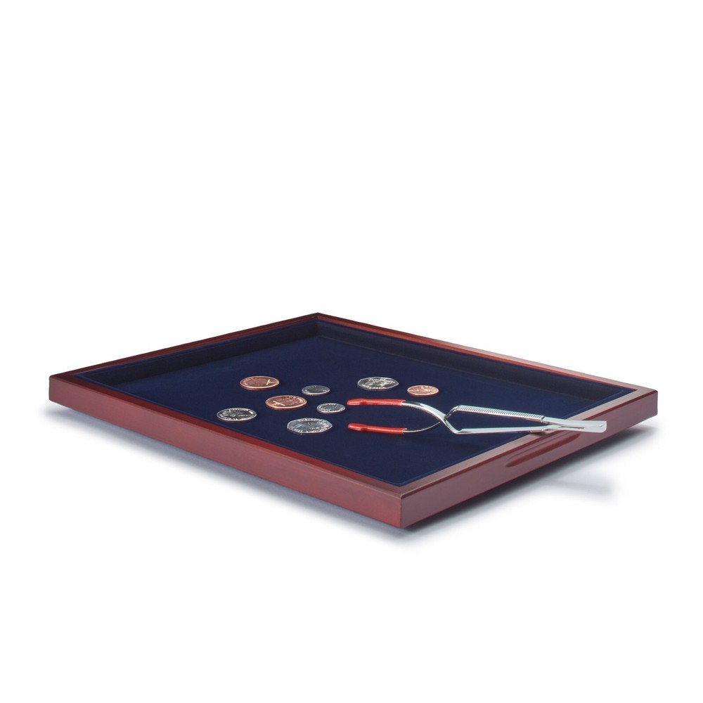 Velour Butler Working Display Tray Coin Presentation Diamond Gem Sorting Frame