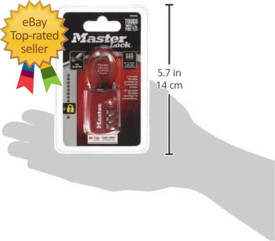 TSA Set Your Own Combination Luggage Lock, TSA Approved Lock with Code for Lugga