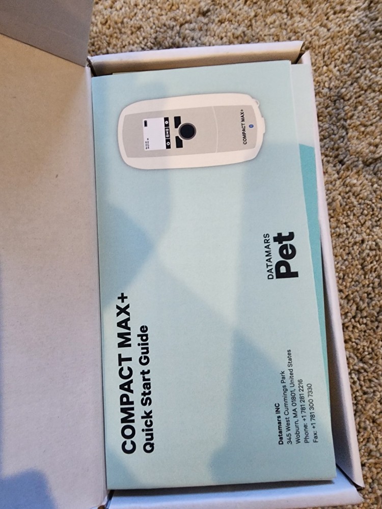 Datamars PetLink Compact Max+ Universal Microchip Scanner Open Box