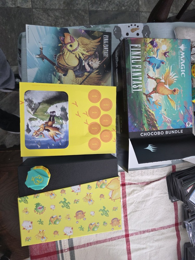 Magic the Gathering MTG Chocobo Bundle Box and Clickwheel Life Counter ONLY