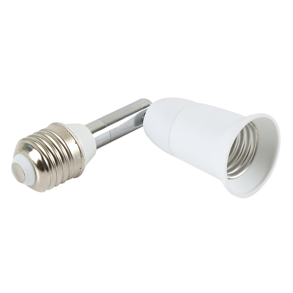 Light Socket Extender 90 Degree Adjustable E26 E27 Bulb Adapter Converter