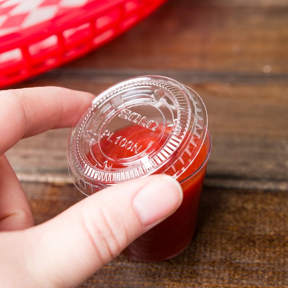 Dart Solo Portion Cup Lid 2500 Ct PL100N