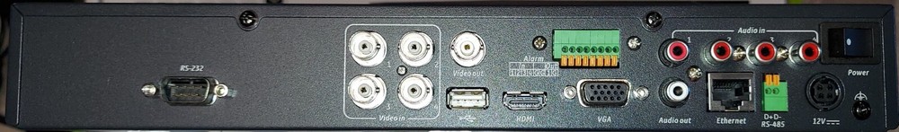 GE Security Model No. TruVision DVR 15cHD