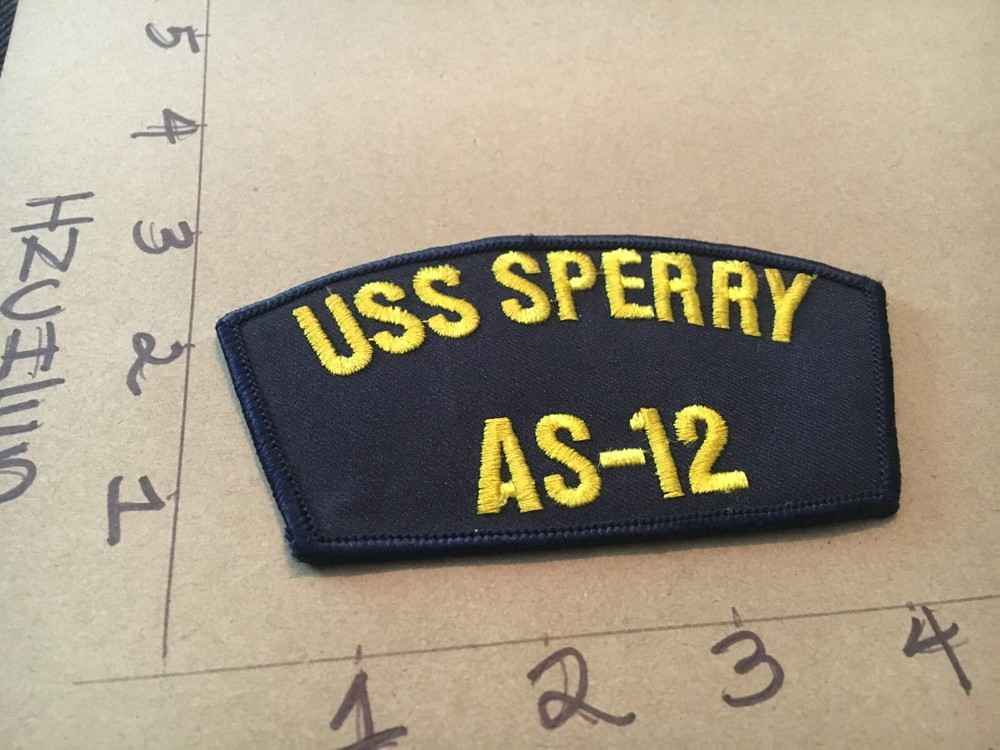 US Navy USS Sperry AS-12 Hat Patch 5/20/25