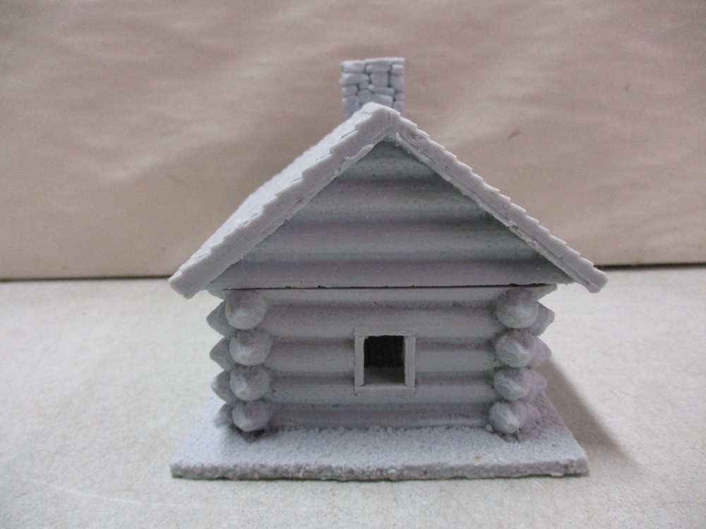 Resin Log Cabin for Wargaming