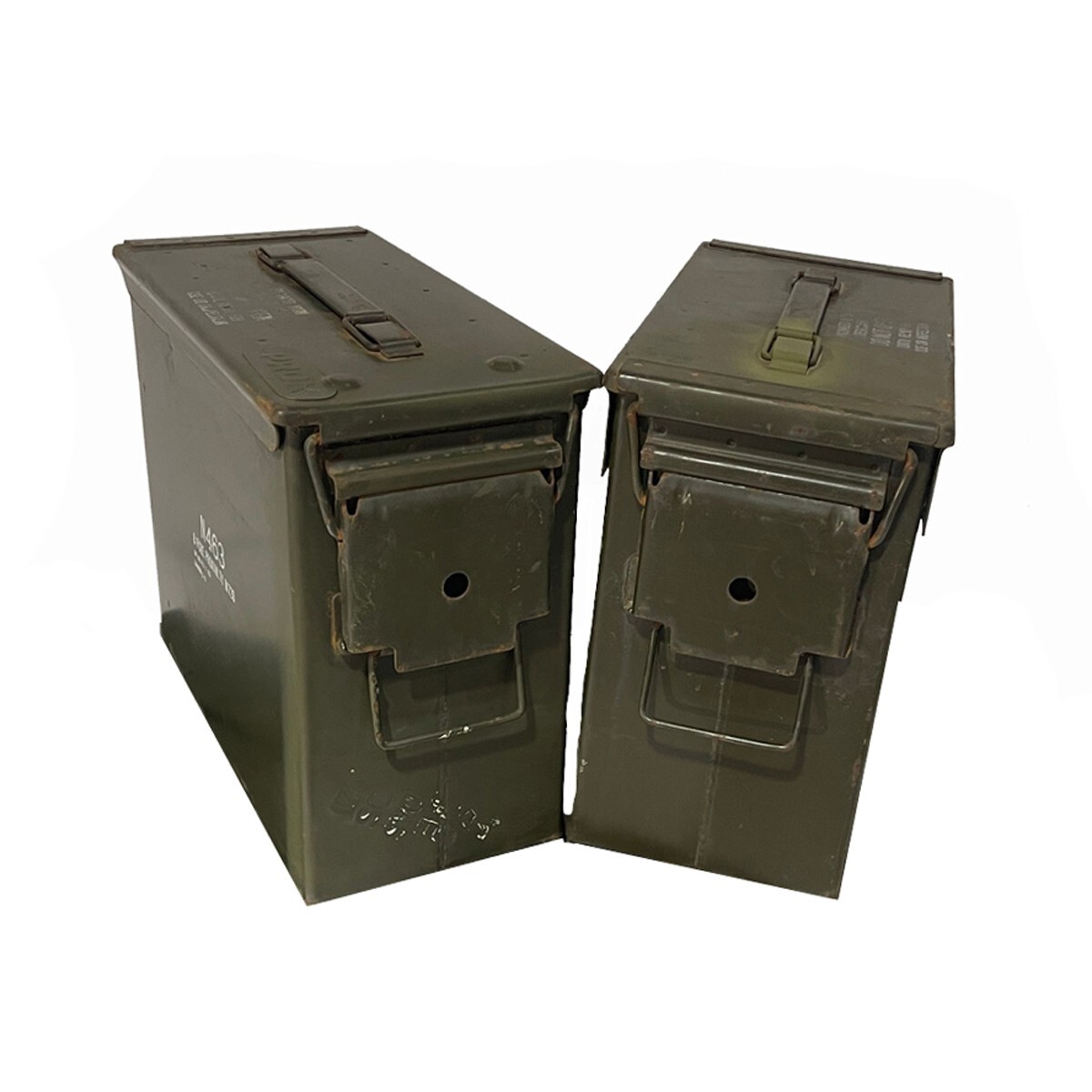 Tall 50 Cal Ammo Can Grade 2 US Military Surplus - 2 Pack