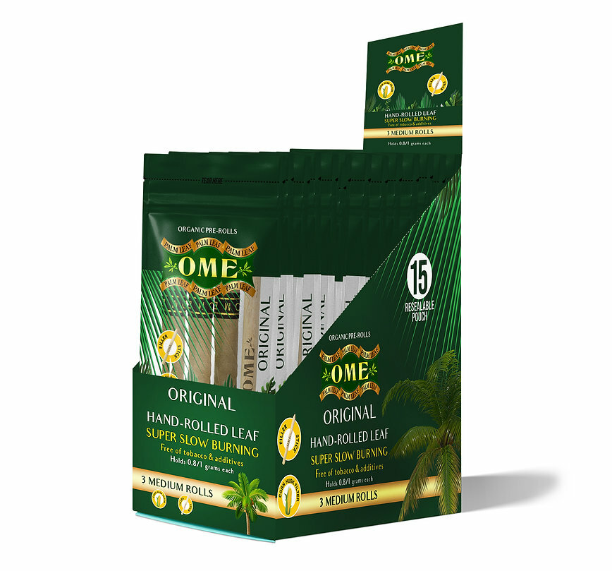 Palm leaf Pack Count 45 medium/Slim Wraps 100% Organic OME - Original