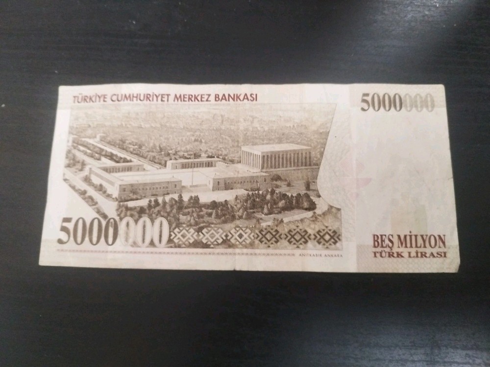 Turkey 5 Million Lira 1997
