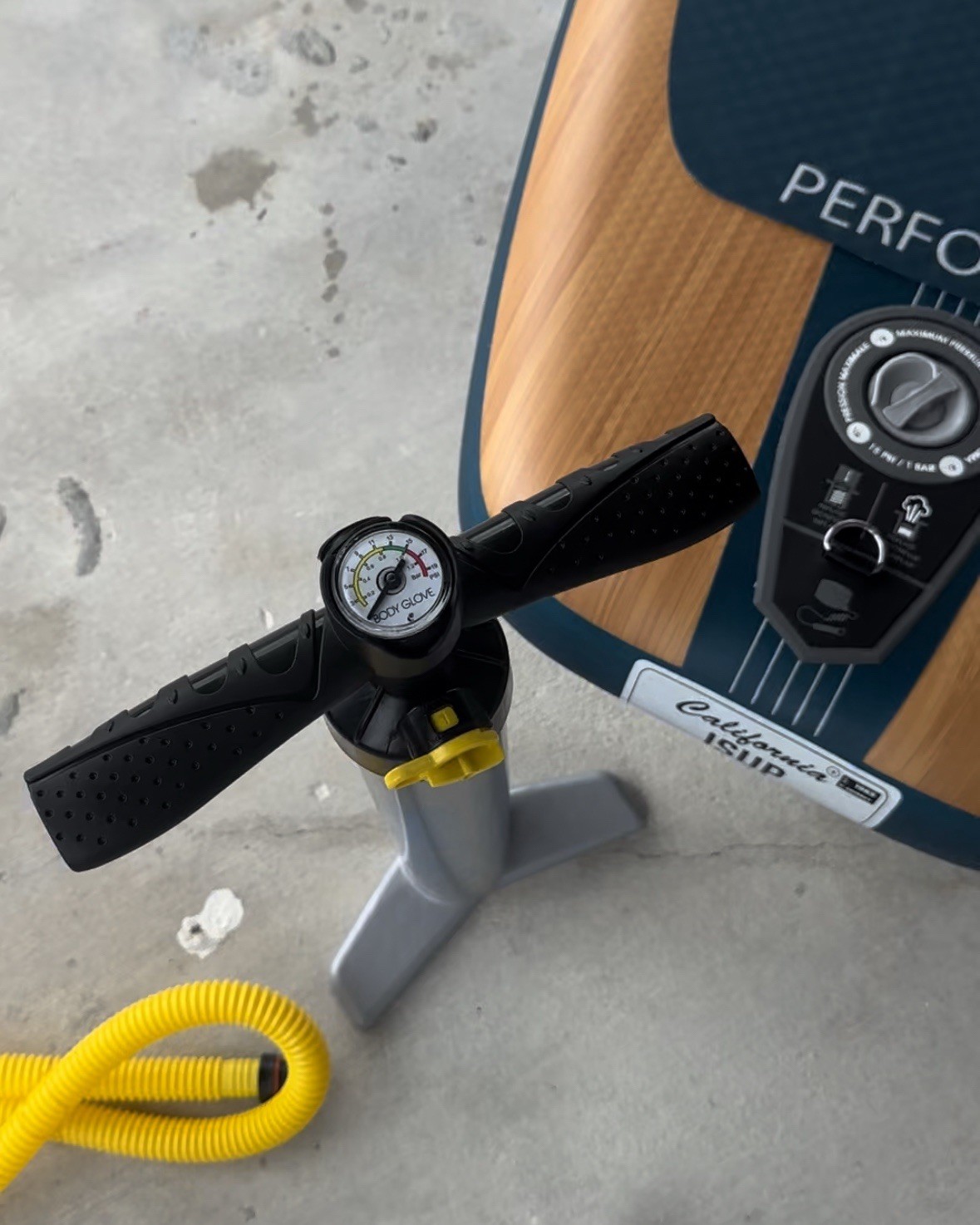 BODY GLOVE Dual Action Manual Hand Pump For Inflatable SUP Paddle Boards Kayaks