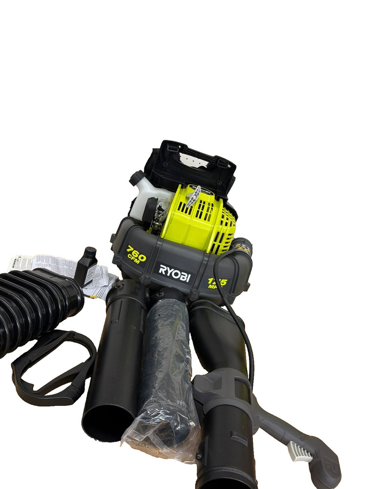RYOBI 175 MPH 760 CFM 38cc Gas Backpack Leaf Blower