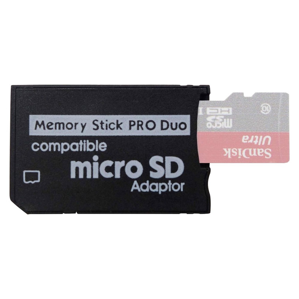 Micro SD SDHC TF to Memory Stick MS Pro Duo Adapter Reader For Sony PSP / Camera