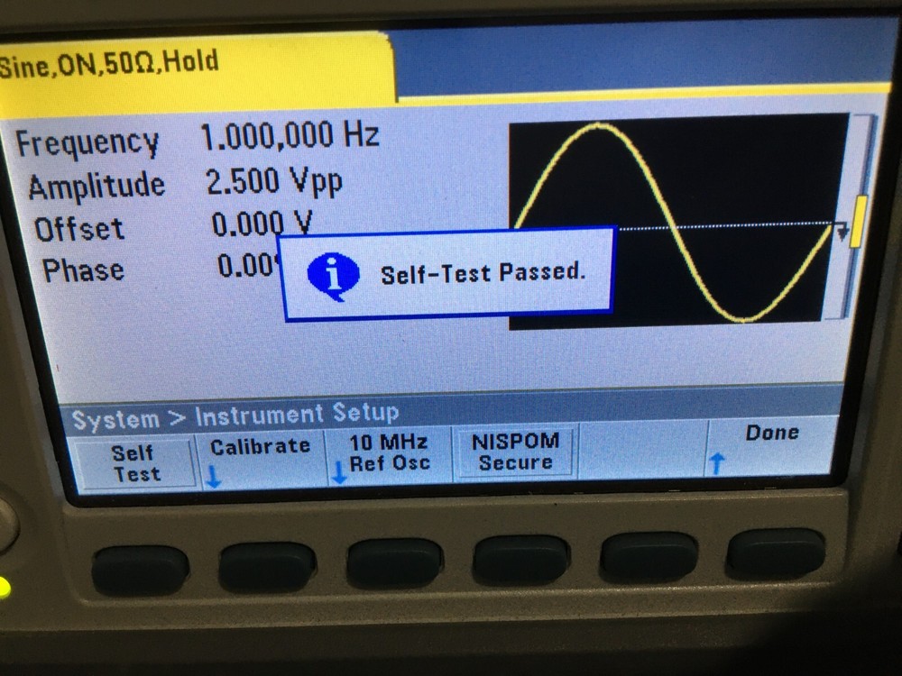 Agilent keysight 33521A Function / Arbitrary Waveform Generator, 30 MHz