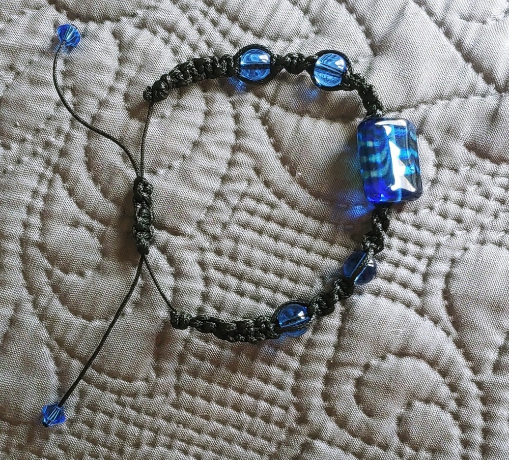 Blue Bead Throat Chakra Bracelet