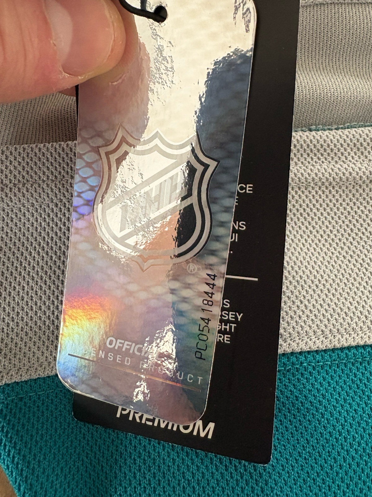 AUTHENTIC San Jose Sharks Logan Couture Fanatics Premium Jersey NEW Sizes 42-52