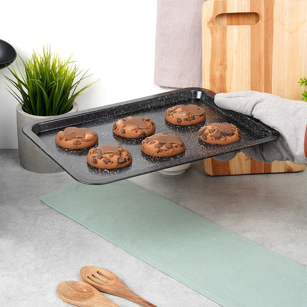 Baking tray, oven tray, cake tray, baking pan with granite coating...
