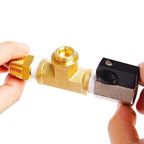 Brass Pipe Fitting Socket Pipe Plug Fitting Male 1/4" NPT Internal Hex Head