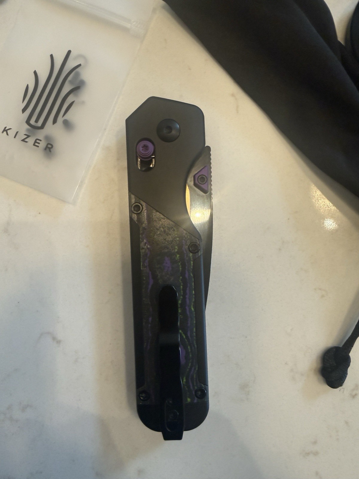 Kizer Militaw- Pocketknife World Breaker Camo S45VN DLC Blade City Exclusive