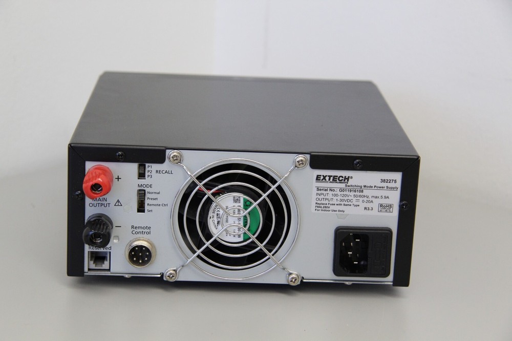 Extech Instruments 382275 Single Output Switching DC Power Supply
