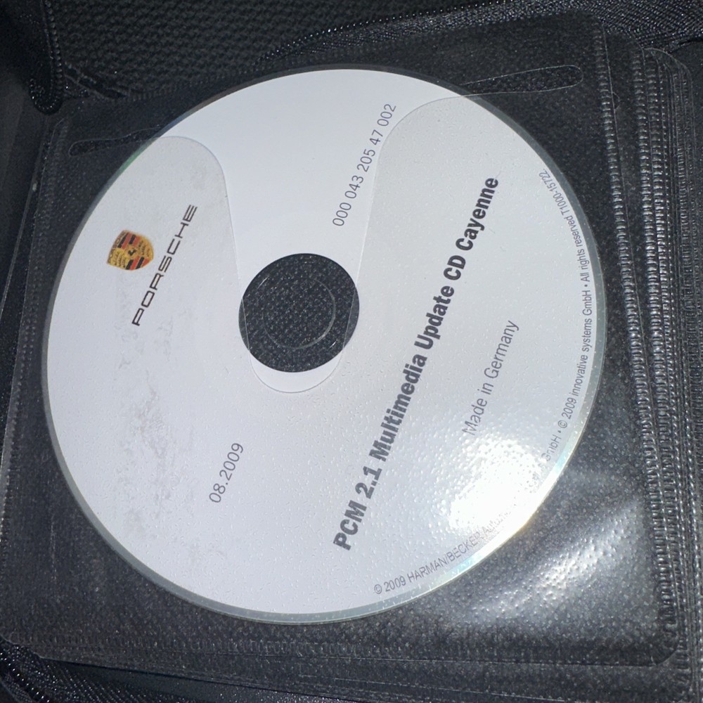 Porsche Cayenne Multimedia Update CD Navigation With Case