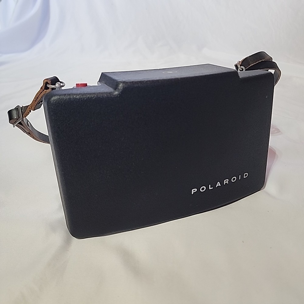 Polaroid Land Camera Automatic 100 Foldable Strap Untested As-Is