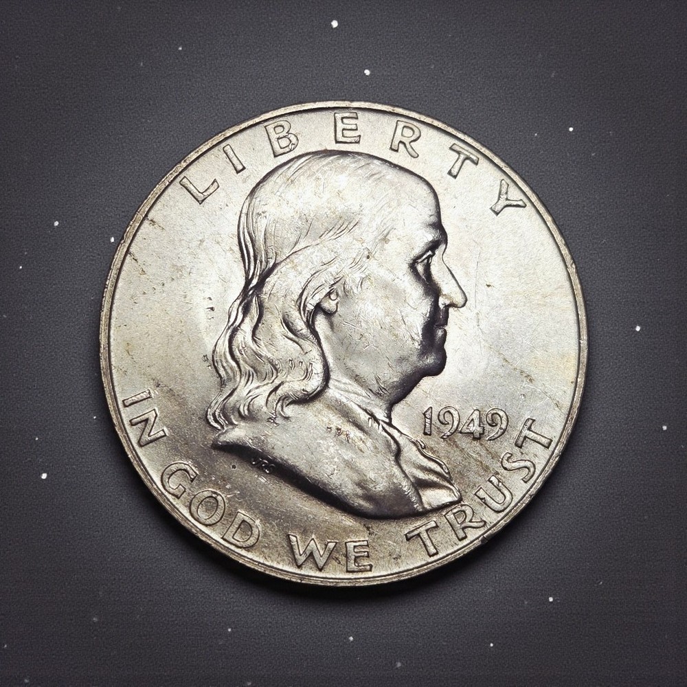 1949-D Franklin Half Dollar 90% Silver