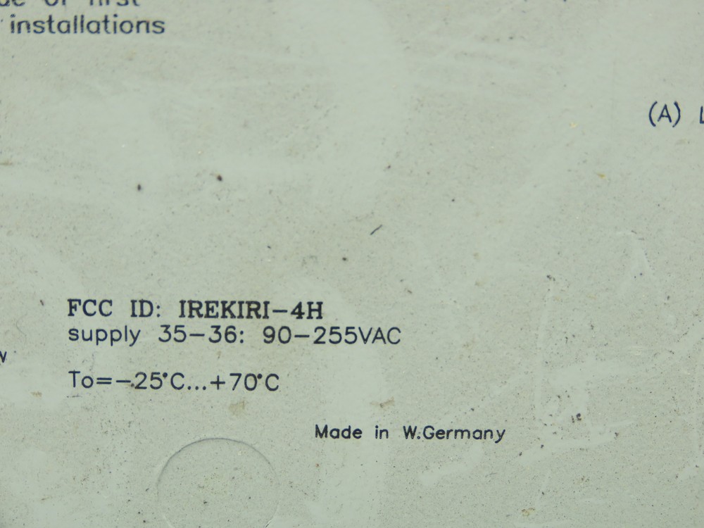 Pepperl Fuchs IREKIRI-4H Microlog System Control System Data Logger