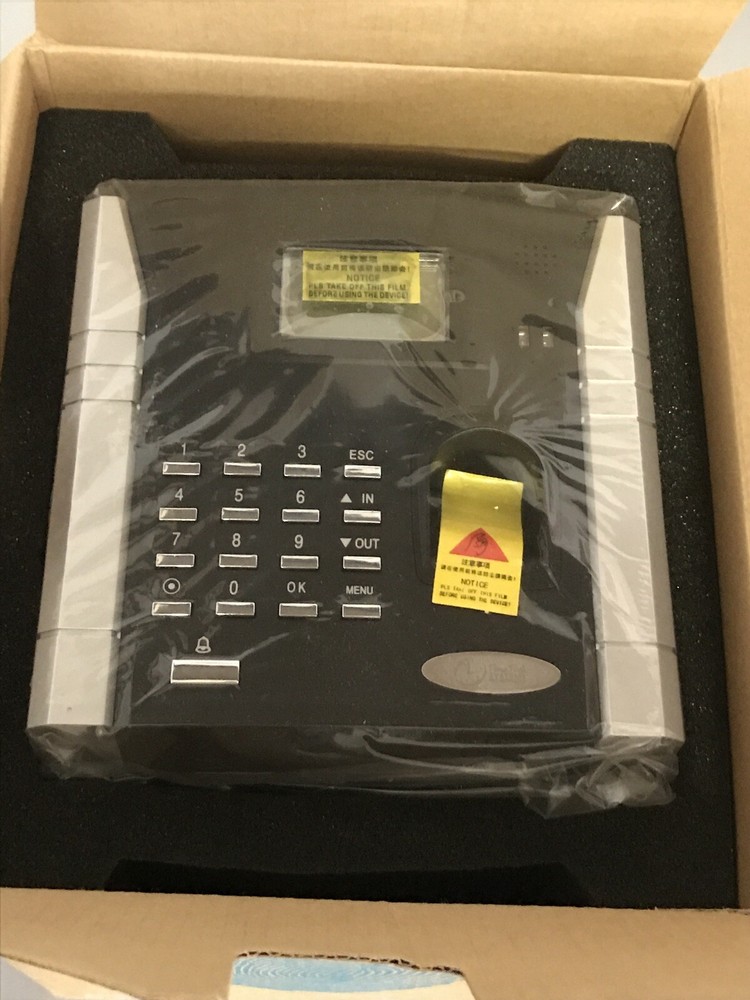 TimeTrak Systems, Biometric Time Clock W/Fingerprint Scanner, BNIB