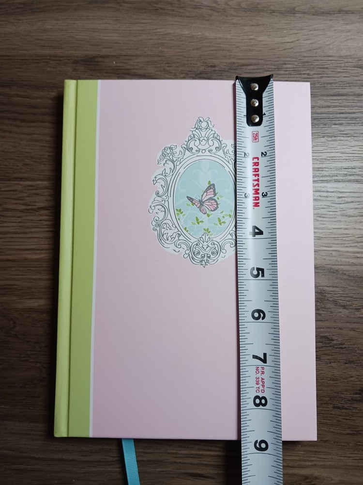 Beautiful Victorian Style Journal, Hardback, lined, pale pink