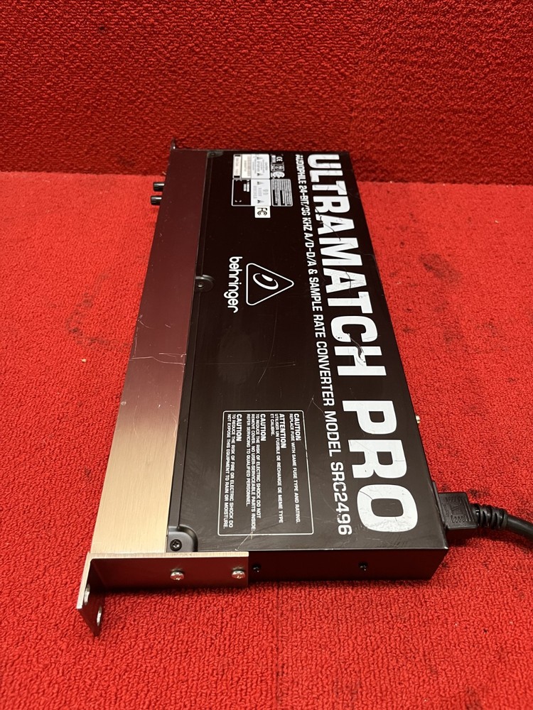Used Behringer Ultramatch Pro SRC2496 AD/DA Sample Rate Converter Good Condition