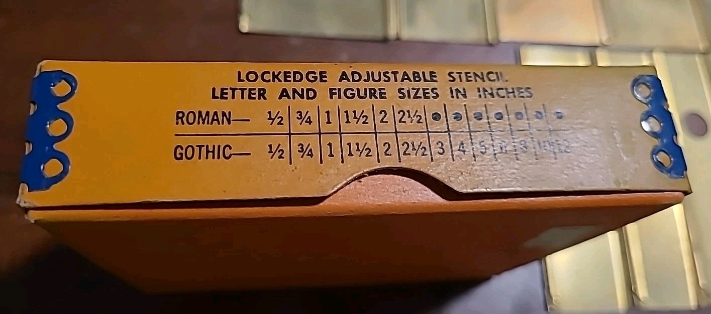 Reese's Adjustable 28 Brass Stencils 2" Kit for Numbers 0-10 Multiples + Extras