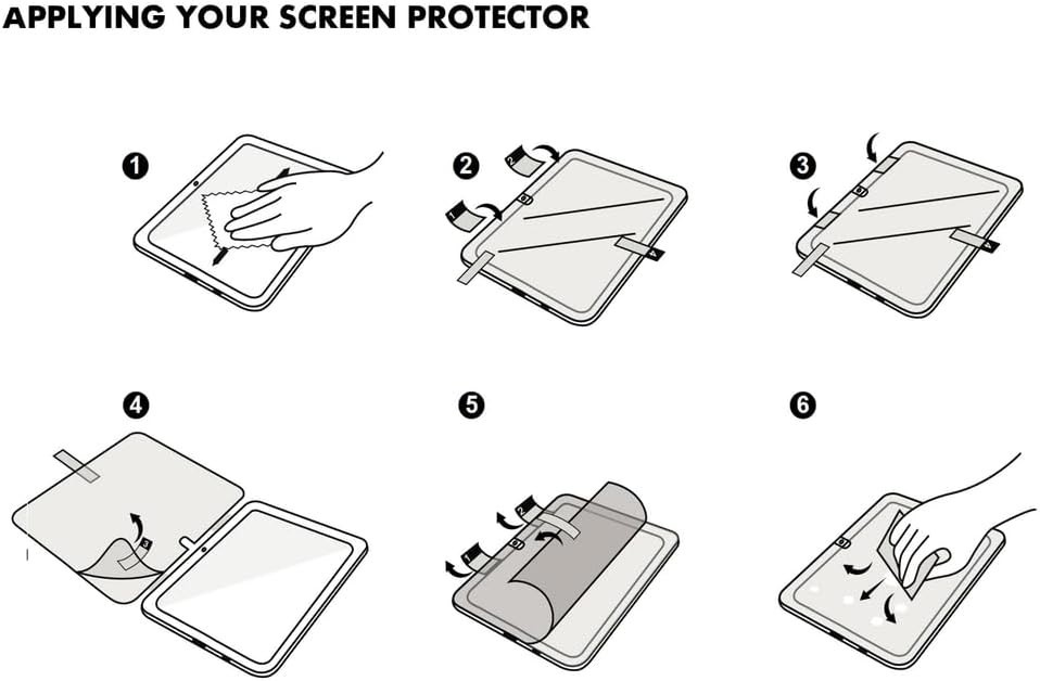 Clear Screen Protector (2 Pack), for Amazon Fire HD 8 tablet 2022 & 2024 release