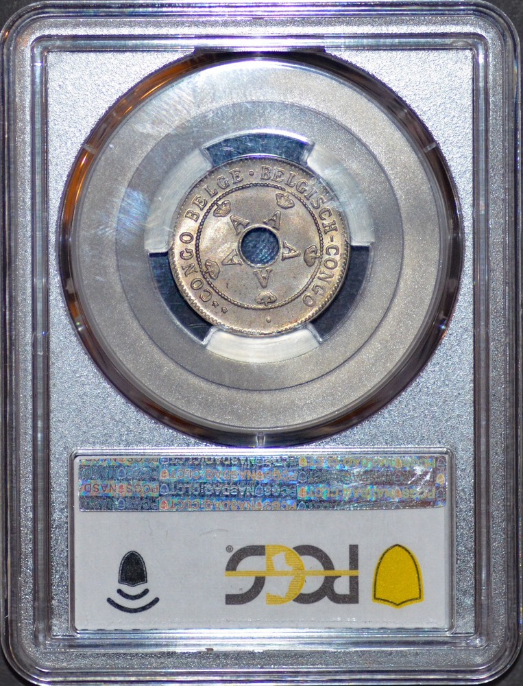 Belgian Congo 1927 10 Cents