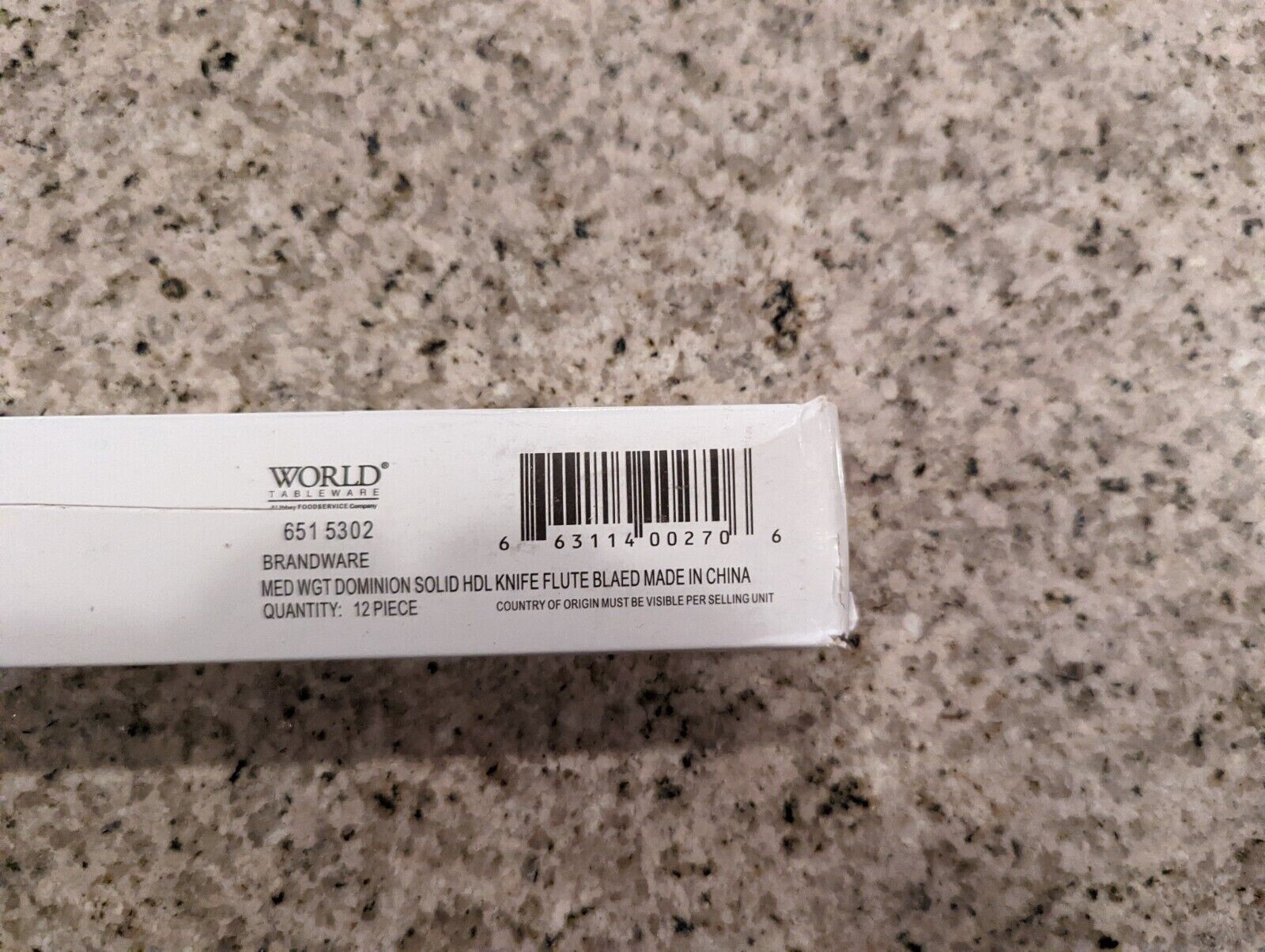 World Tableware 651 5302 Windsor 8" Fluted Dinner Knife - Dozen