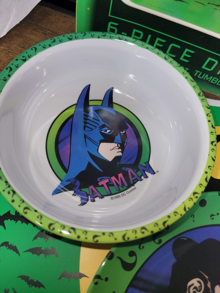 6 Piece Batman Forever Dinnerware Set
