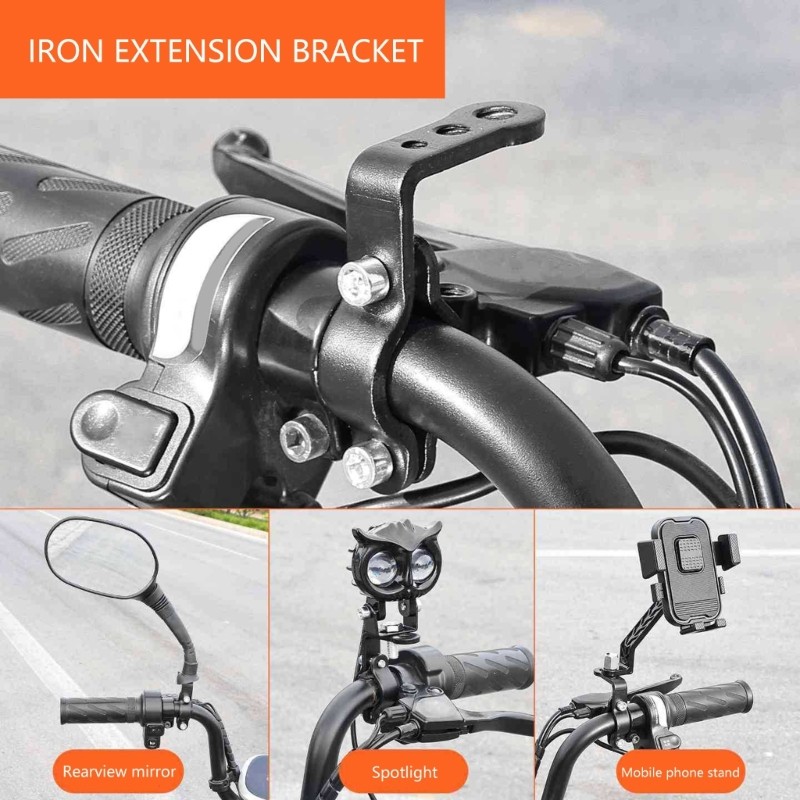 Headlight Extension Bracket Handlebar Mount Bracket Universal Compatibility