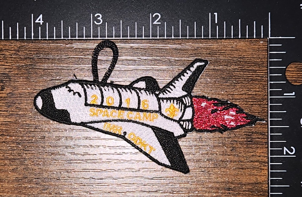 Indian Mound Reservation 2016 Space Camp Shuttle BSA Patch