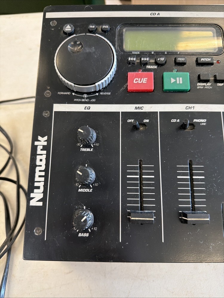 Discontinued Numark CD Mix 1 Professional CD Mixing Console Untested