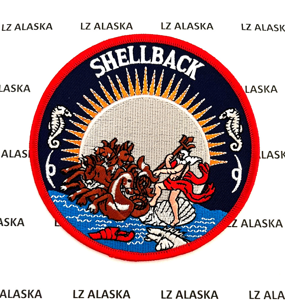 US NAVY SHELLBACK 4 1/2" PATCH N19