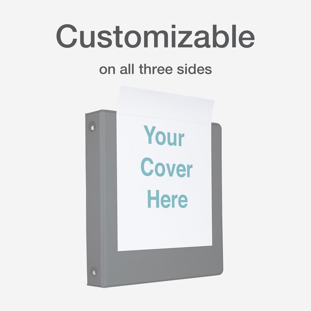 Cardinal 3 Ring Binders, Binders for School and Office, Durable 2 Inch, Round...