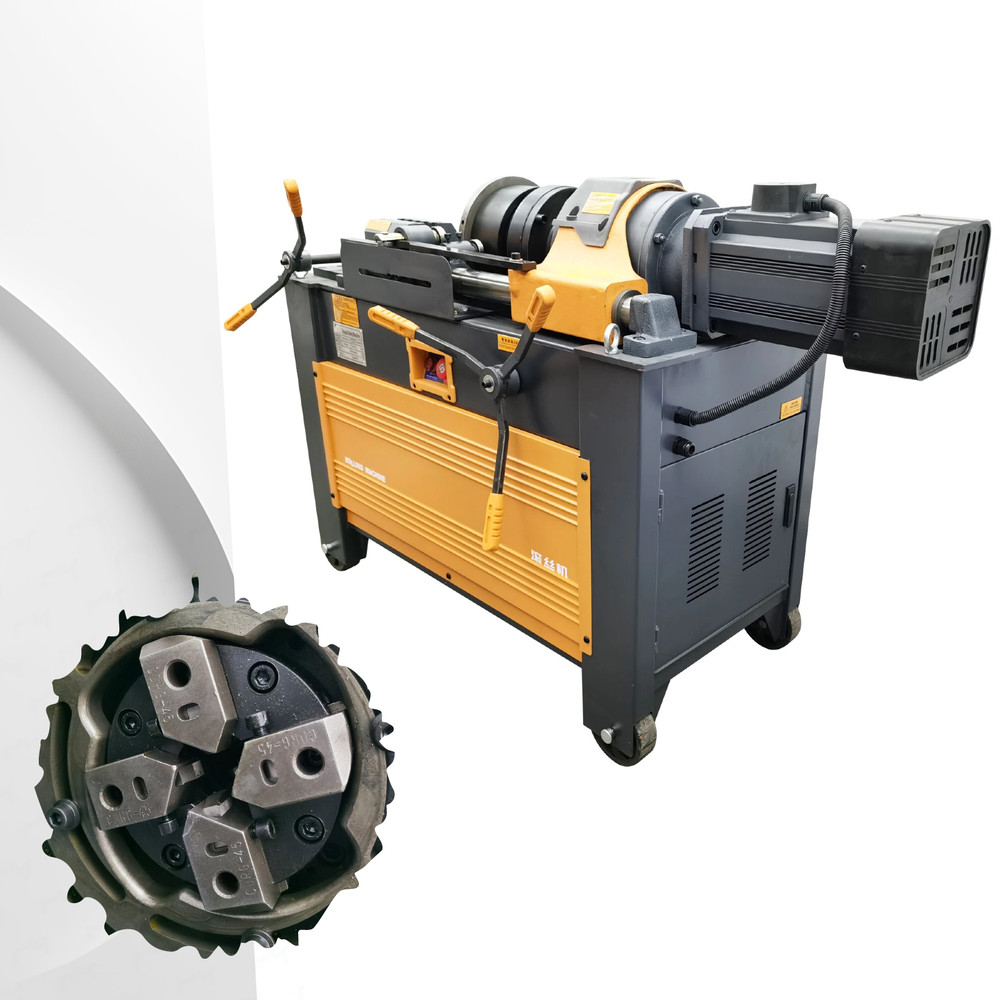 Automatic Rebar Straight Thread Rolling Machine 220V 3PH 16-40mm Bar Diameter