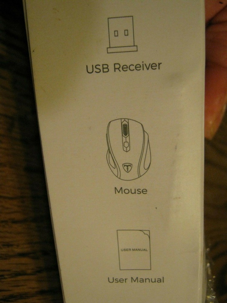 Poleyn 2.4G Wireless Optical Mouse for Mac Windows Notebook NEW